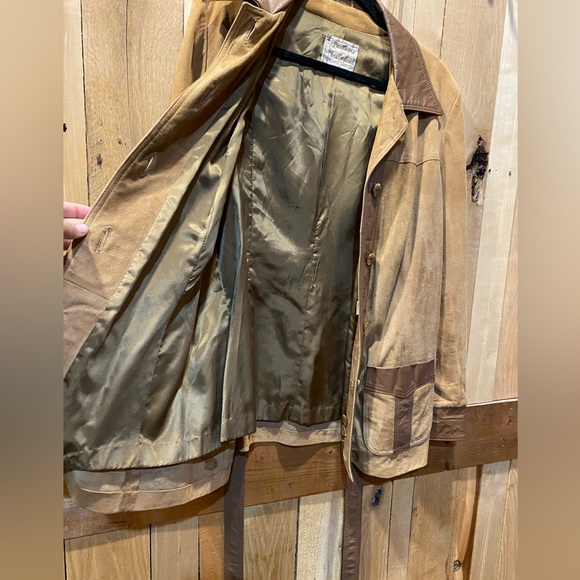 LEATHERS by NEW ENGLAND SPORTSWEAR Vintage Suede and Leather Coat - Picture 6 of 6